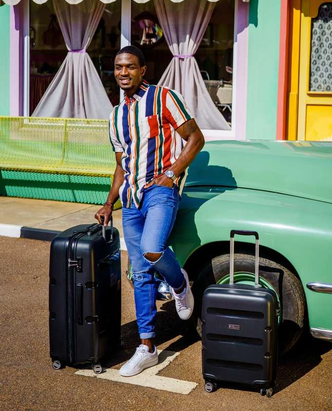 Cellini Cruze 2 Piece Medium Travel Set Black
