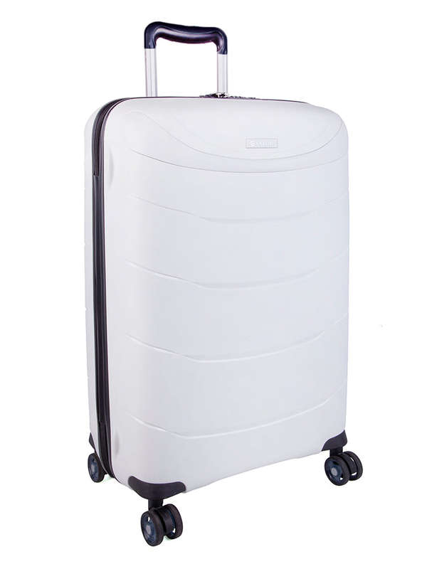 Cellini Nova Medium 65cm 4 Wheel Trolley Case White