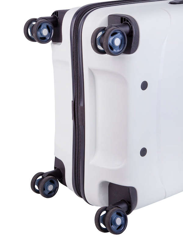 Cellini Nova Medium 65cm 4 Wheel Trolley Case White