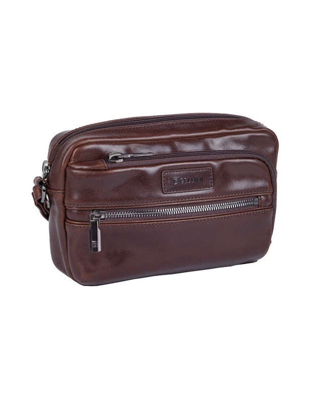 Cellini Infiniti Leather Gents Wrist Bag