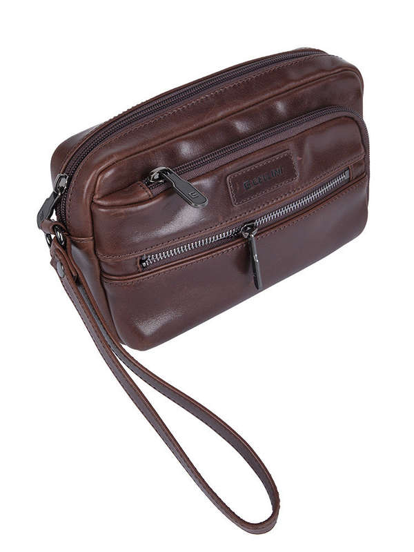 Cellini Infiniti Leather Gents Wrist Bag