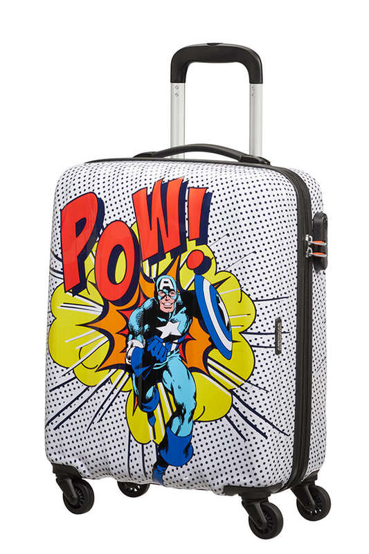 American Tourister Marvel Legends 4-wheel cabin baggage Spinner 55cm| captain america pop art