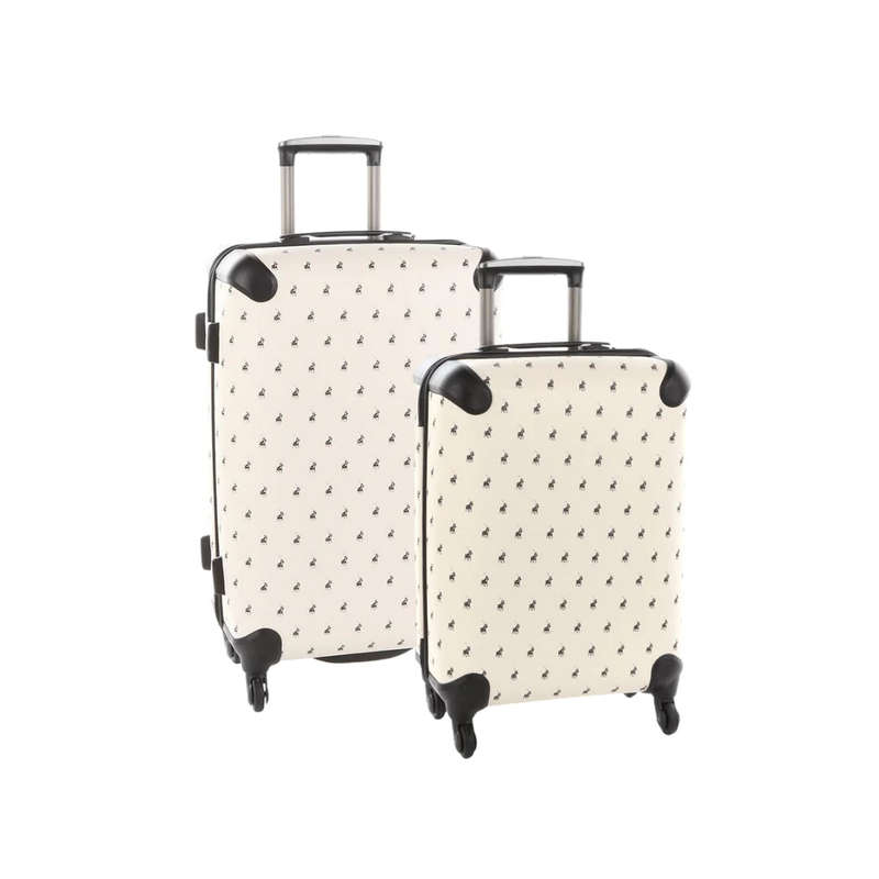 Polo Double Pack 2 Piece Large Luggage Set Beige