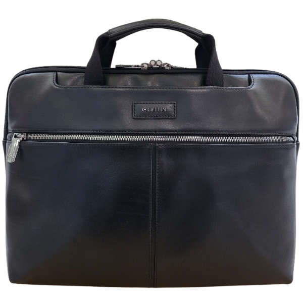 Cellini Infiniti Leather Laptop Bag Black