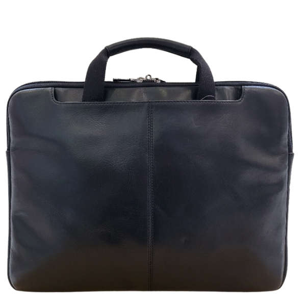 Cellini Infiniti Leather Laptop Bag Black