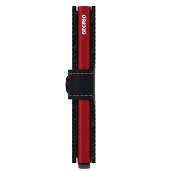 Secrid Miniwallet Matte Black & Red