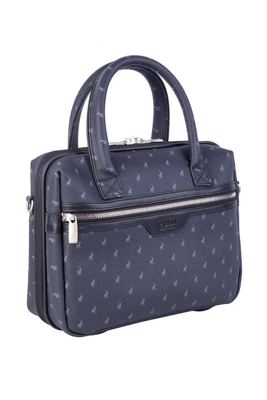 Polo Signature Luggage Beauty Case Charcaol