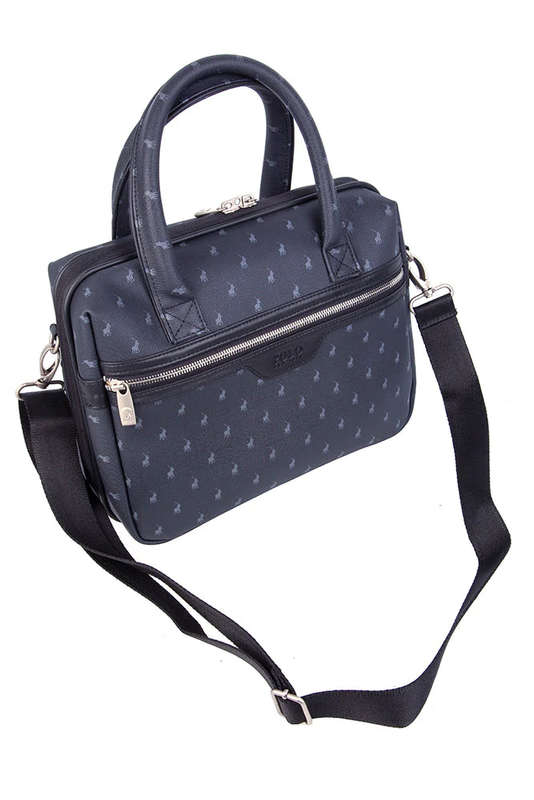Polo Signature Luggage Beauty Case Charcaol