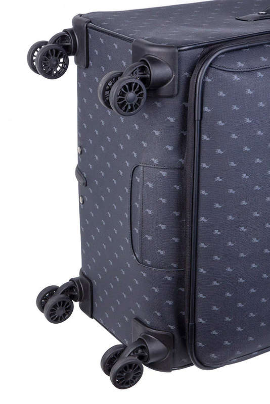 Polo Signature Luggage Large Trolley Case Brown
