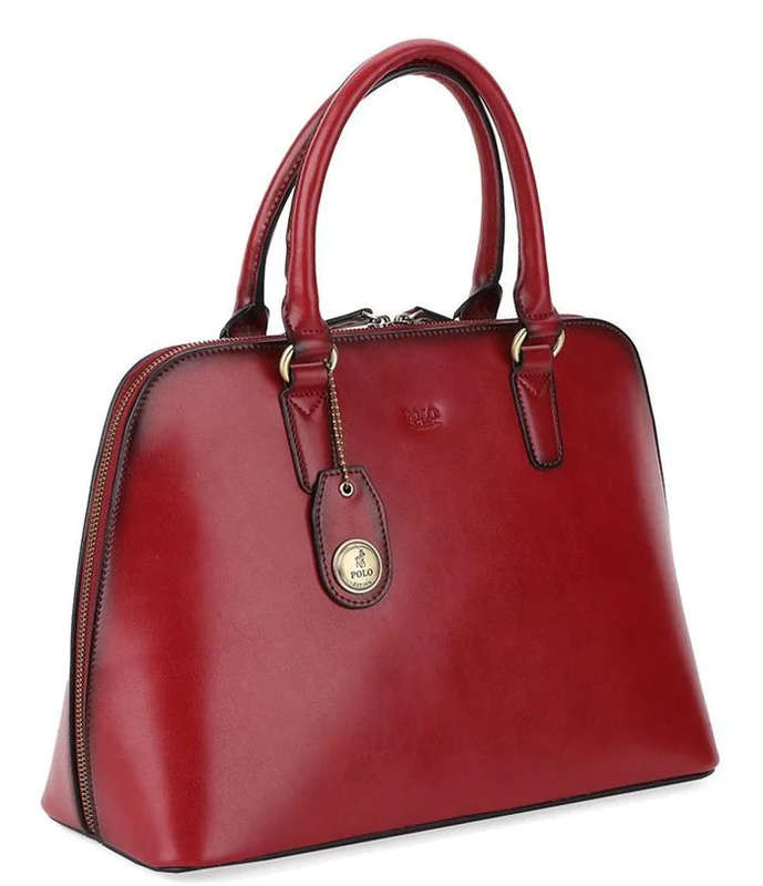 Polo Modello Dome Handbag Red