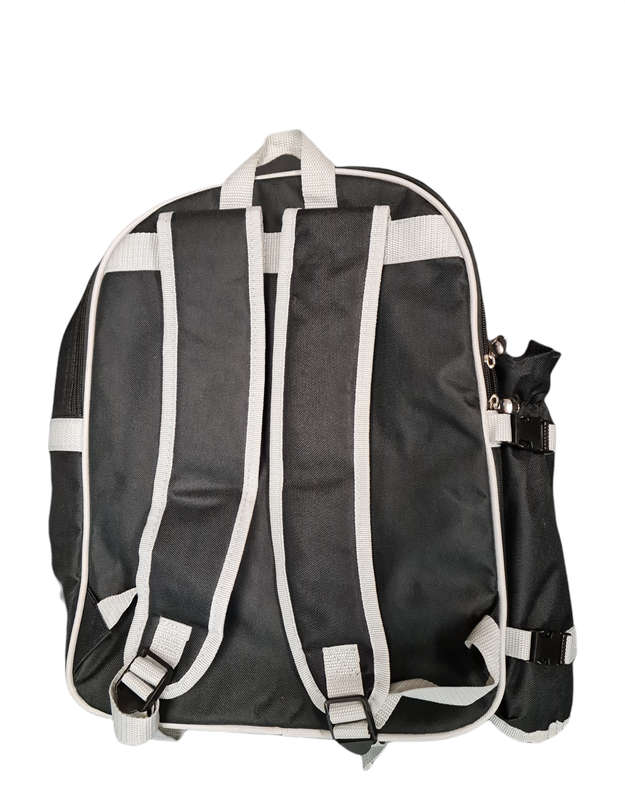 Picnic Cooler backpack with bottle holder black