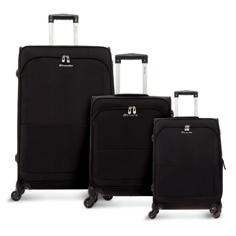 Travelite Flash 3 Piece Set Black