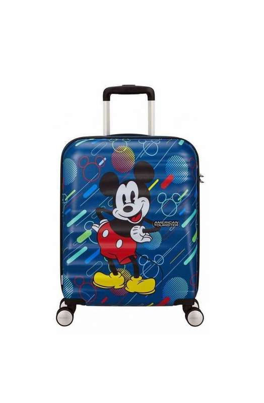 American Tourister Trolley Wavebreaker Disney Mickey Fpop 77cm Blue