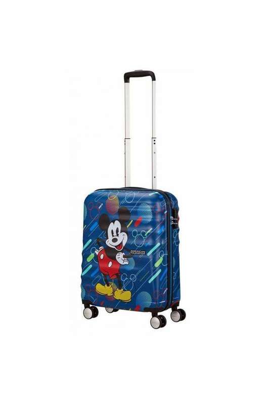 American Tourister Trolley Wavebreaker Disney Mickey Fpop 77cm Blue