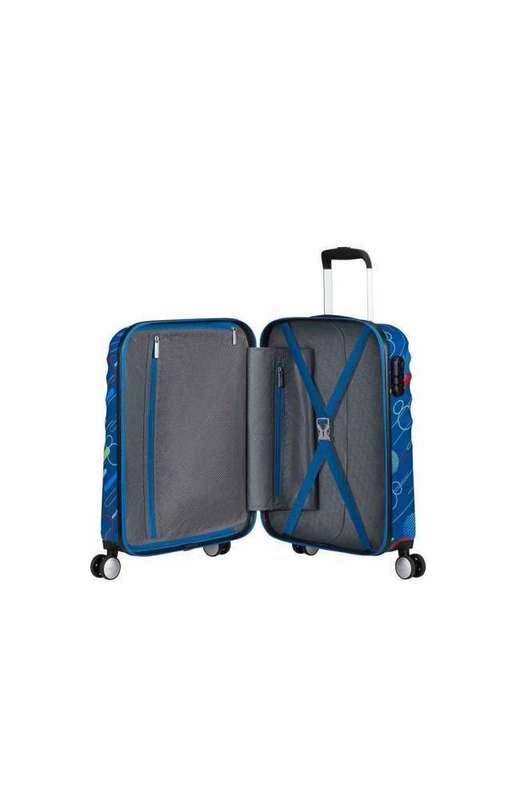 American Tourister Trolley Wavebreaker Disney Mickey Fpop 77cm Blue