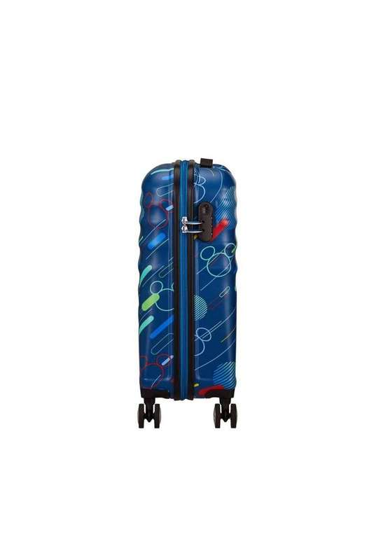 American Tourister Trolley Wavebreaker Disney Mickey Fpop 77cm Blue