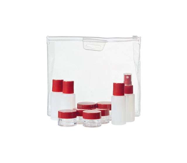 Wenger Travel Accessories 10-Piece Travel Bottle Set