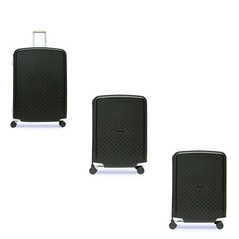 Travelite Alcatraz 3 Piece Set Black