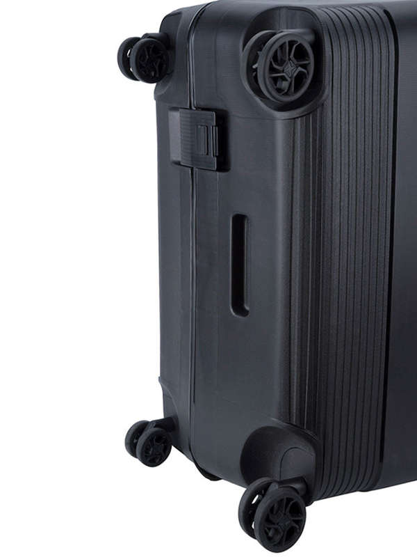 Cellini Safetech Large 75cm 4 Wheel Trolley Case Black