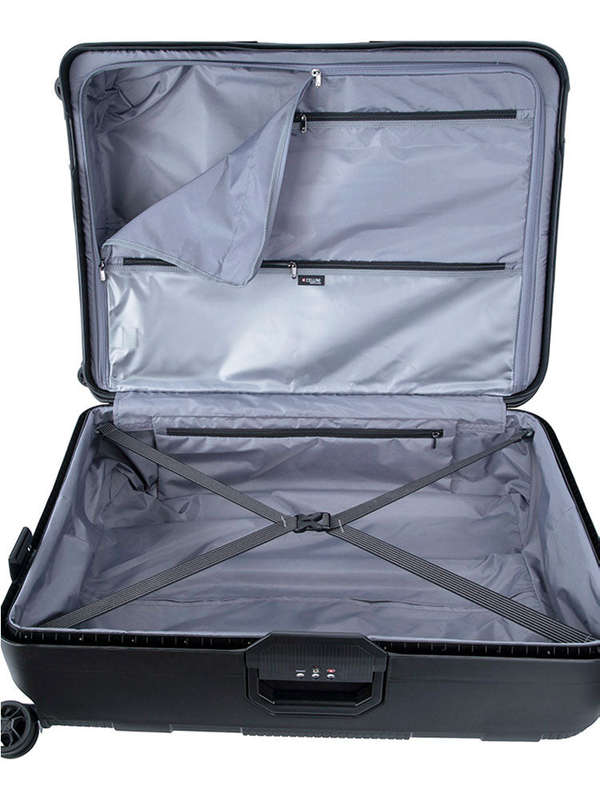 Cellini Safetech Large 75cm 4 Wheel Trolley Case Black