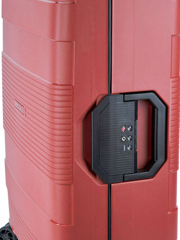 Cellini Safetech Large 75cm 4 Wheel Trolley Case Orange