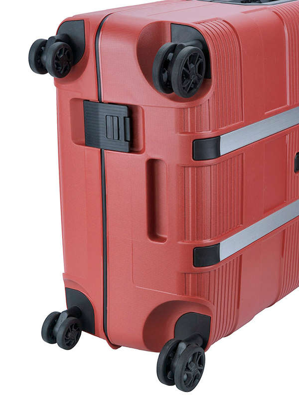 Cellini Safetech Large 75cm 4 Wheel Trolley Case Orange