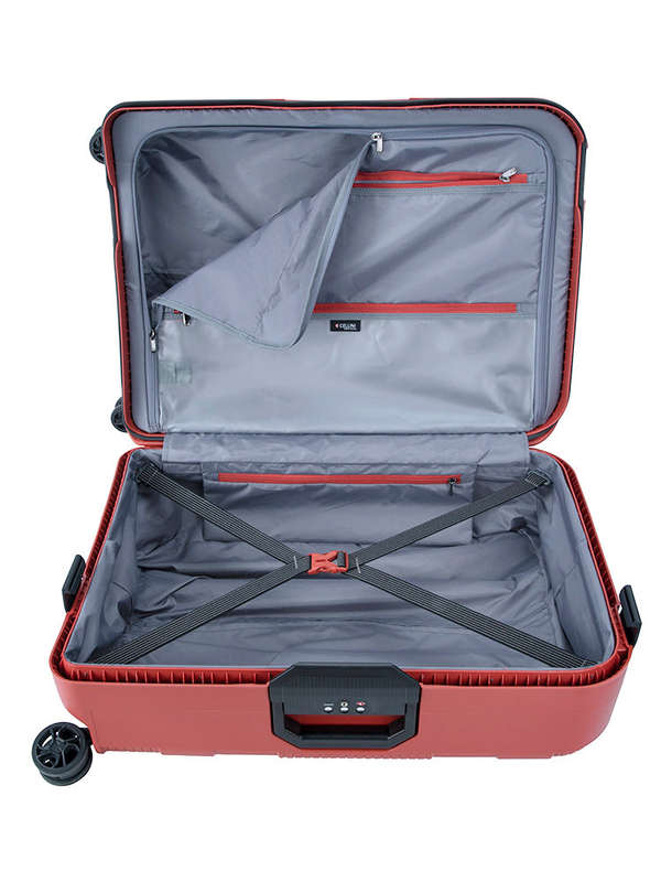 Cellini Safetech Large 75cm 4 Wheel Trolley Case Orange