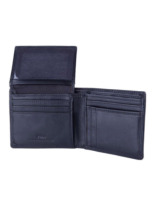 Polo Kenya Coin Billfold W Top Flap Black