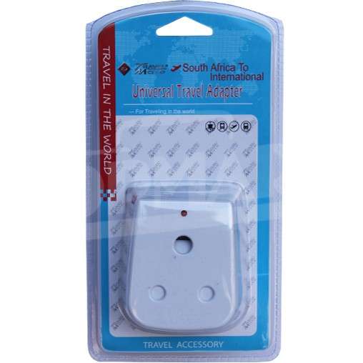 Travel Mate 3Pin SA to International Adaptor