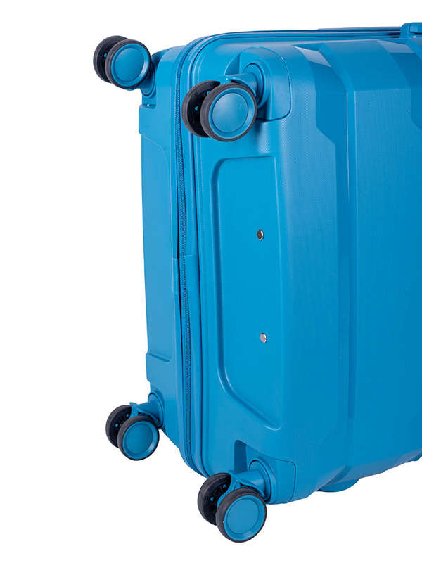 Voyager Pacific Large 75cm  Wheel Trolley Case Blue