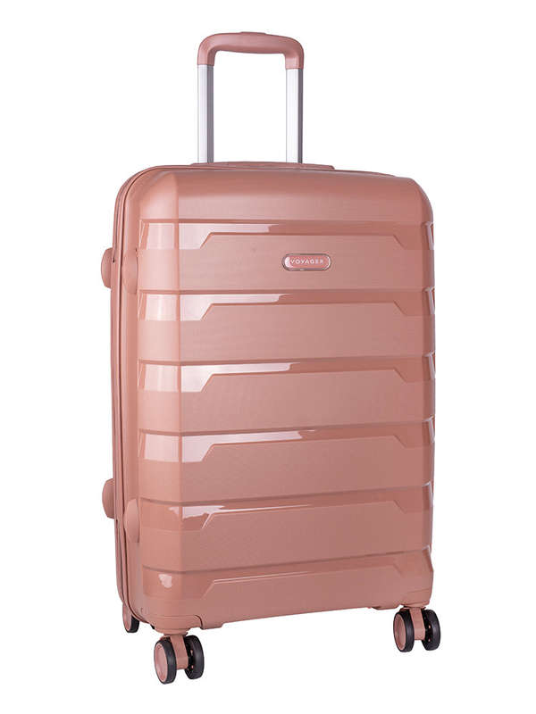 Voyager Pacific Medium 65cm Wheel Trolley Case Pink
