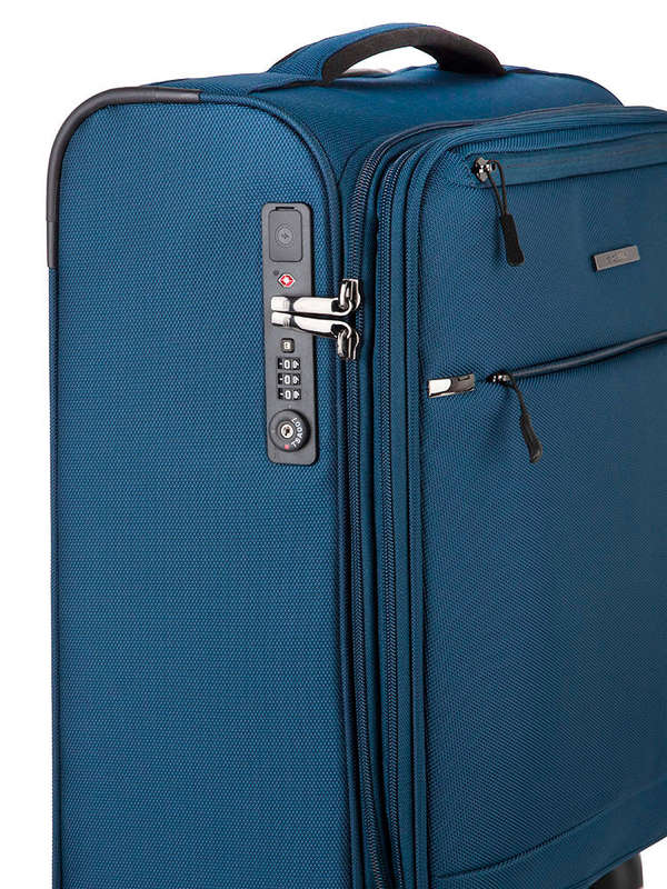 Cellini Smartcase 4 Wheel Carry On Trolley Midnight Blue
