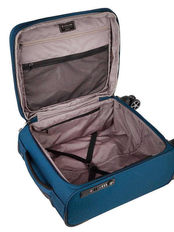 Cellini Smartcase 4 Wheel Carry On Trolley Midnight Blue