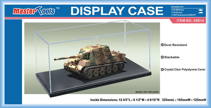 09814 - Master Tools Model Display Case - Armour and Vehicles