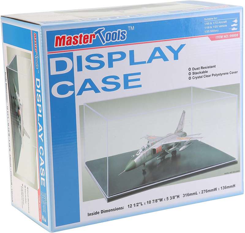 09808 - Master Tools Model Display Case - Aircraft and Vehicles