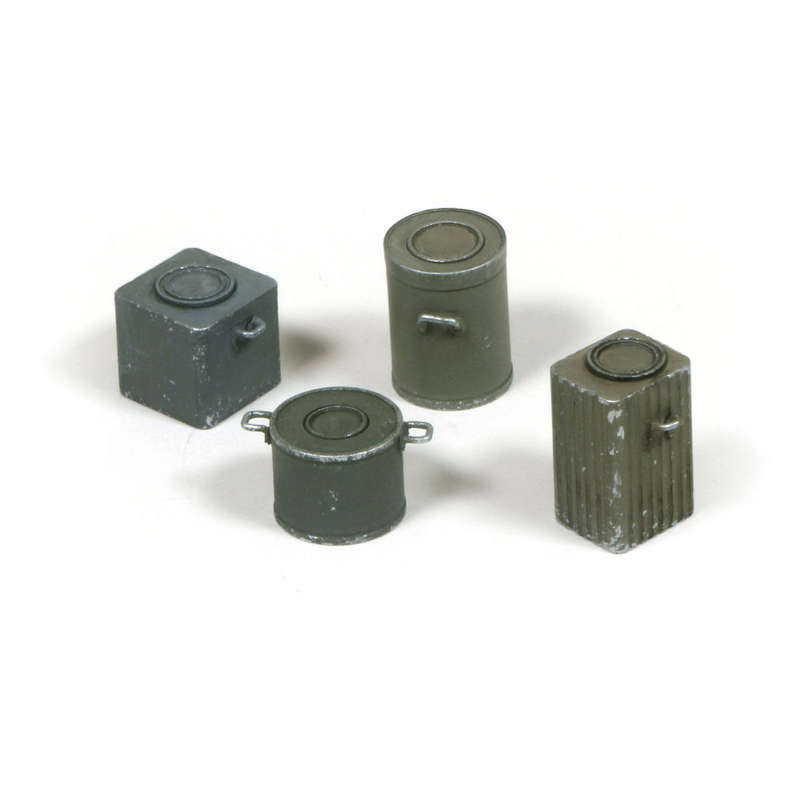 SC224 - WWII German Food Containers -  Vallejo Scenics