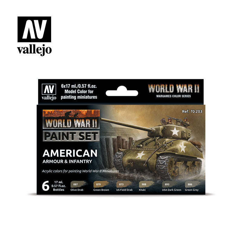 70.203 - WWII American Armour & Infantry (6)