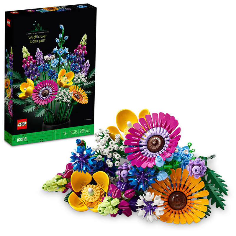 LEGO ICONS Wildflower Bouquet Building Set 10313
