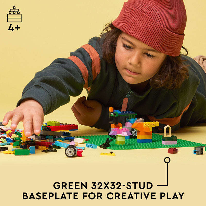 LEGO Classic Green Baseplate Building Kit 11023