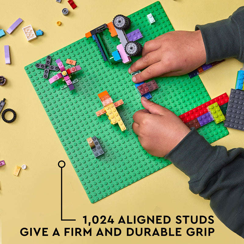 LEGO Classic Green Baseplate Building Kit 11023