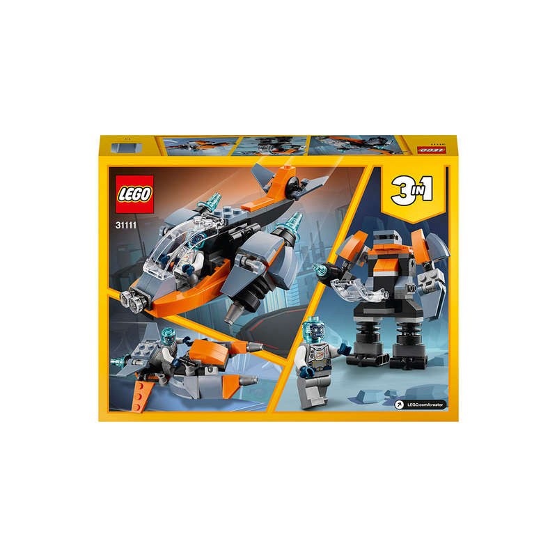 LEGO Creator 3in1 Cyber Drone Building Kit 31111