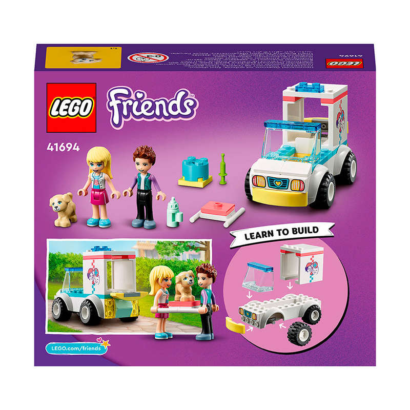 LEGO Friends Pet Clinic Ambulance Building Kit 41694