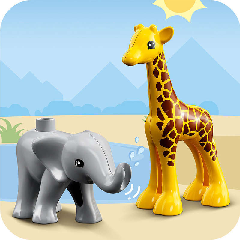 LEGO DUPLO Wild Animals of Africa Building Toy 10971