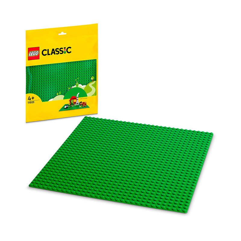 LEGO Classic Green Baseplate Building Kit 11023