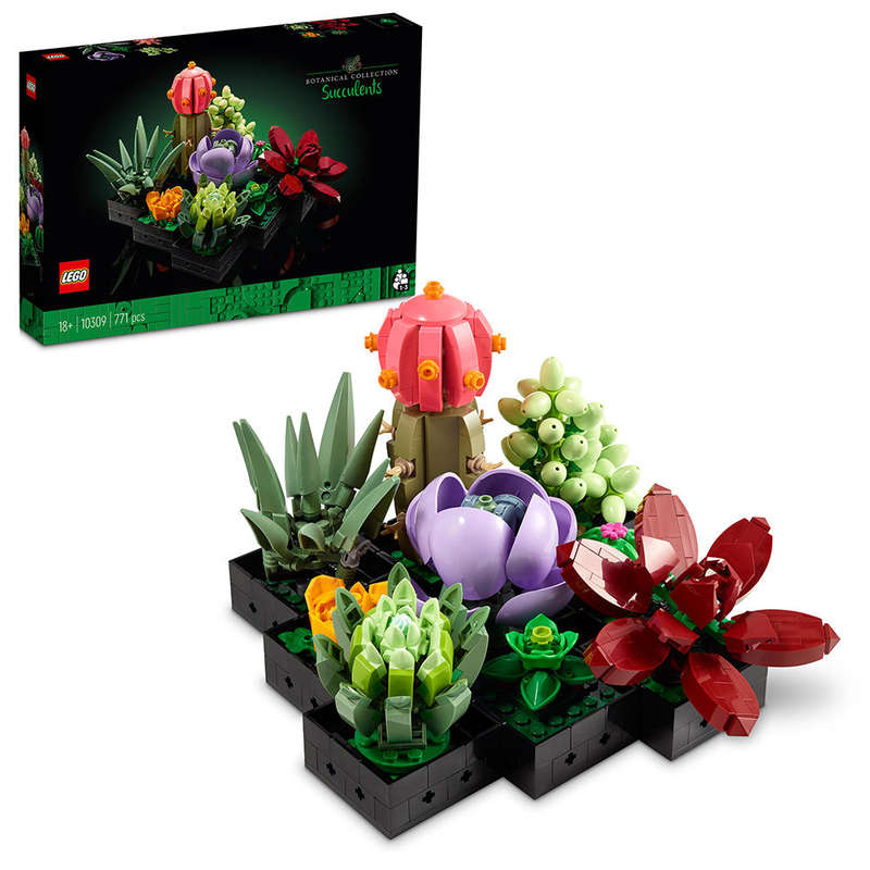 LEGO ICONS Succulents Plant Decor Building Kit 10309