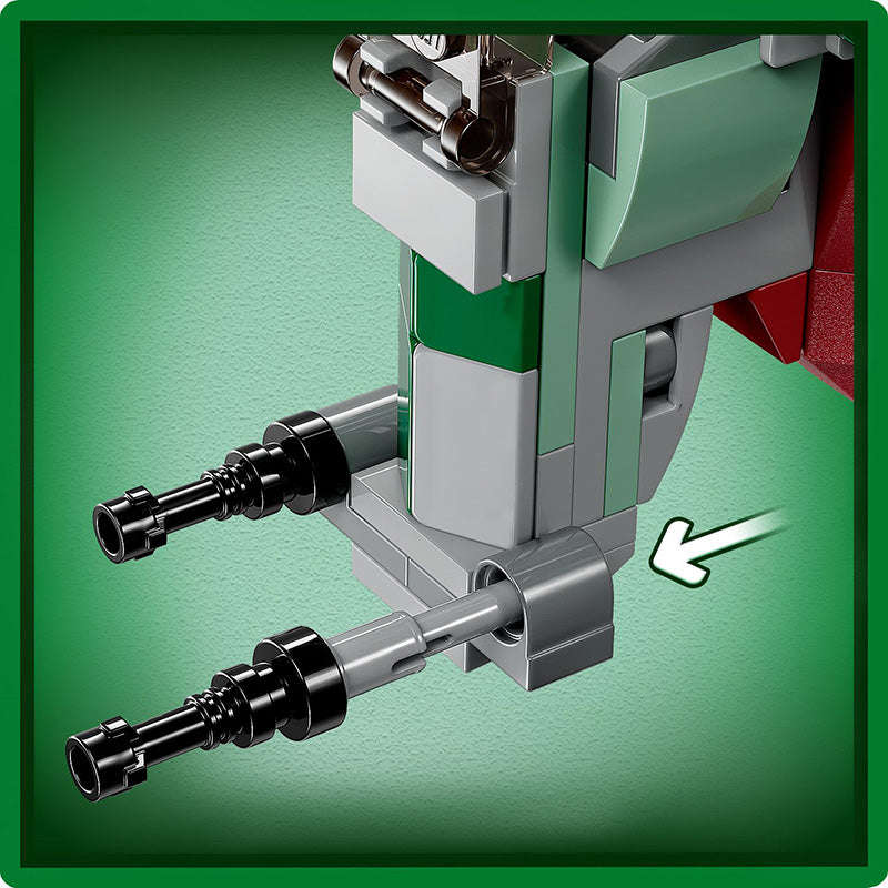 LEGO Star Wars Boba Fett's Starship Microfighter Building Toy Set 75344