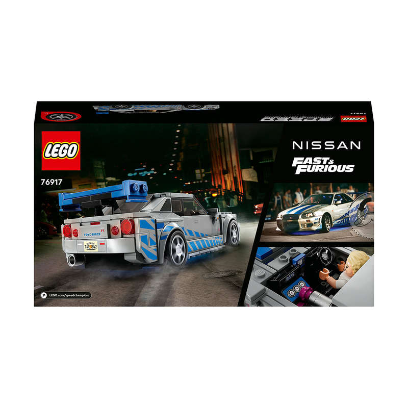 LEGO Speed Champions 2 Fast 2 Furious Nissan Skyline GT-R (R34) Set 76917