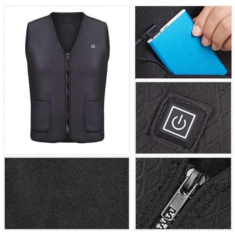 Electric USB Heated Vest Heating - Large