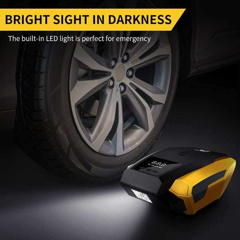 VacLife12V Digital Air Compressor and Tyre Inflator