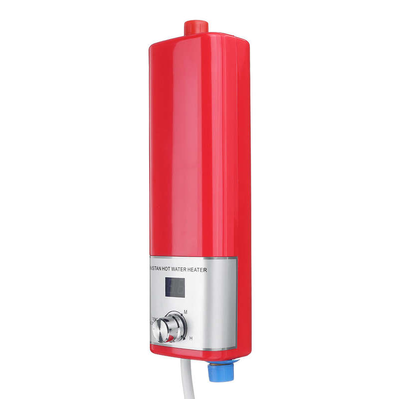 5500W Electric Tankless Water Heater Instant Hot Under Sink IPX4 Waterproof